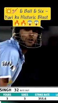 🔥 Yuvraj Singh – 6 Balls, 6 Sixes, Pure Madness! 💥💥 #yuvrajsingh #stuartbroad #short #shortsfeed