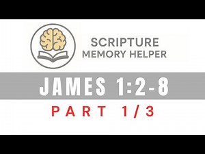 James 1:2-8 Scripture Memory Loop (Part 1 of 3) | Bible Verse Song Helper