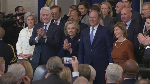 Inauguration 2025: Former presidents, Biden and Trump introductions