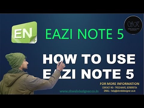 FULL DEMO OF EASI NOTE 5 | SK WEB DESIGNER | #howtouse