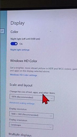 How to Change the Size of Text, Apps, and Other Items in Windows 10 PC | Scale and Layout #shorts