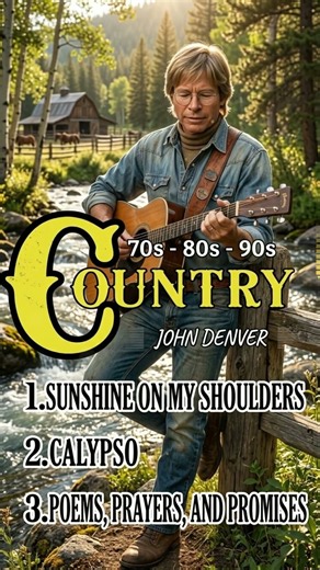 John Denver Country Acoustic: 70s, 80s, 90s 🎸🏔️ #JohnDenverAcoustic #CountryAcoustic