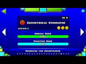 Geometry Dash Level 19: Geometrical Dominator (All Secret Coins)