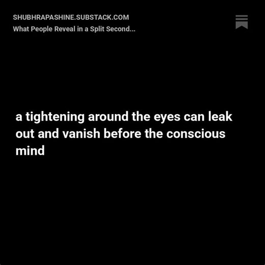 What People Reveal in a Split Second (Micro-Expressions Explained)