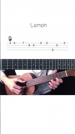 Ukulele TAB 米津玄師 Lemon 烏克麗麗指彈單音入門譜