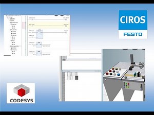 SEPARATING STATION LAB || LADDER LOGIC || CODESYS || CIROS || By Siya