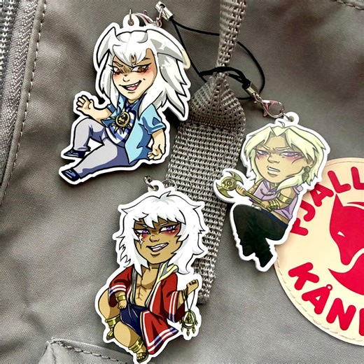 Card Game Anime Villain 1-sided Acrylic Keychains - Etsy