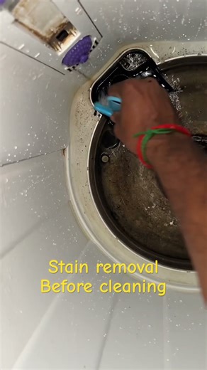 Semi washing machines cleaning