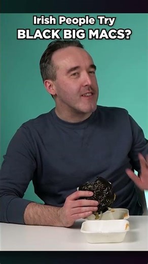 Irish People Try Black Big Macs?! #shorts