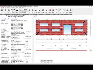 How to design masonry walls with openings and wind posts?