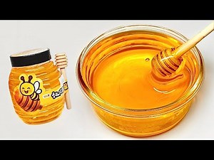 🍯문구점 허니디퍼 슬라임으로 푸짐 꿀 액괴 만들기🐝 / 구질구질 액괴 만들기 🧡