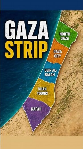 Where exactly is Gaza? The complete map breakdown #geography #knowledge