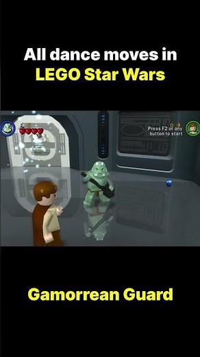 All dance moves in LEGO Star Wars: The Complete Saga #shorts