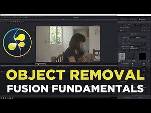 Object Removal/Clone Stamping! Davinci Resolve 15 Fusion Fundamentals Tutorial
