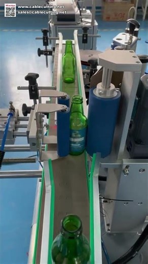 Automatic Beer Bottle Labeling Machine High Speed Glass Bottle Sticker Applicator for Breweries