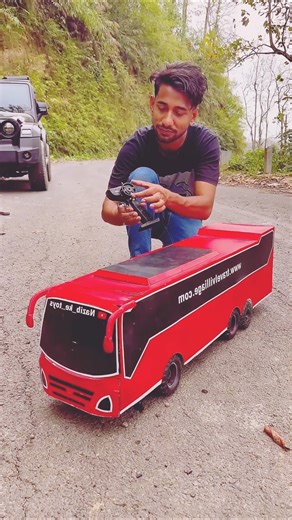 Remote control bus unboxing Rc bus unboxing