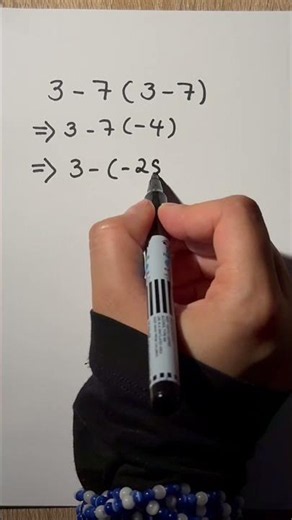 Can You Solve This Order of Operations Problem?#maths