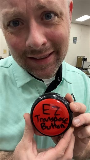 Darth Glader on Instagram: "THE “EZ TRANSPONSE BUTTON” - MAKE PRACTICING OBSOLETE! FOR IMMEDIATE RELEASE TO ALL BAND STUDENTS #Band #BandDirector #MusicTheory #Funny #Skit"