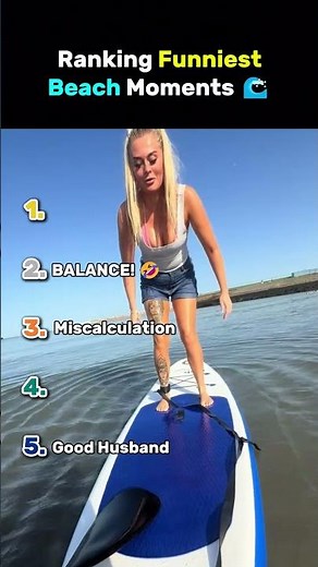 Ranking Funniest Beach Moments 🤣