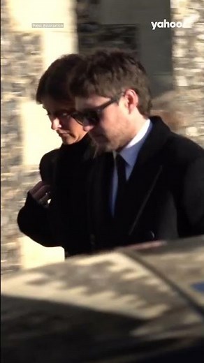 Moment One Direction members leave Liam Payne's funeral | #shorts #yahooaustralia