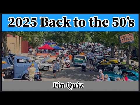 2025 Back to the 50's Car Show Fins!