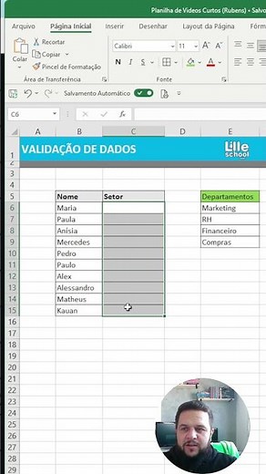 HOW TO DO DATA VALIDATION | EXCEL Tips #SHORTS