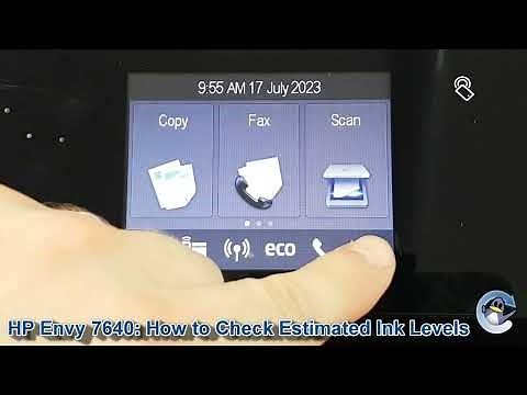 HP Envy 7640 e-All-in-One: How to Check Estimated Ink Levels