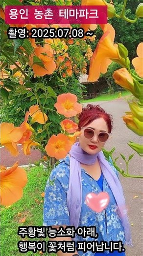 용인 농촌 테마파크 #능소화