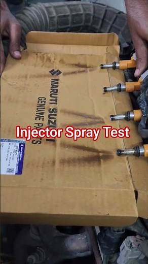 Injector Spray Test ll #injector #spray #growth #automobile