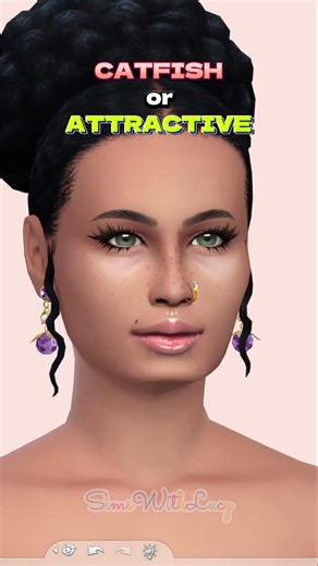CATFISH or ATTRACTIVE? Can You Tell ? The Sims 4 #sims4 #shorts