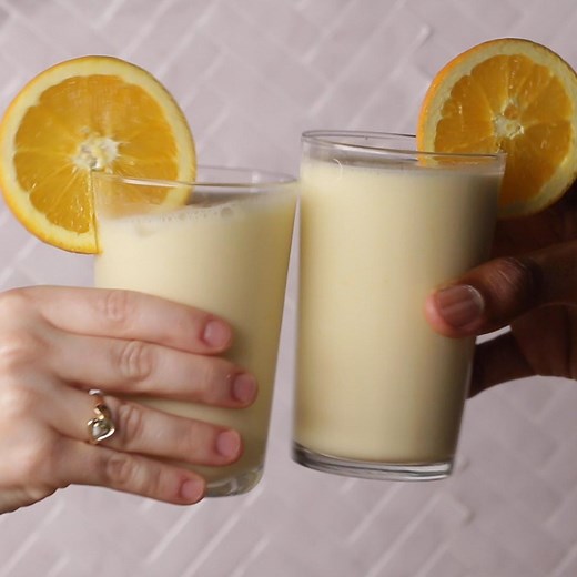 Morir soñando means “to die dreaming” in Spanish, and this drink has us doing just that. The creamy combo of milk and freshly squeezed orange juice is what sweet dreams are made of. Recipe: https://tasty.co/recipe/morir-sonando | Tasty