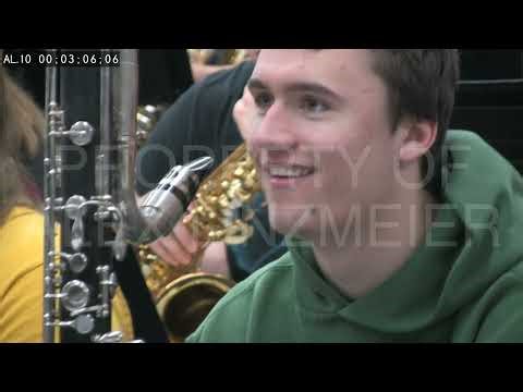 Charlie Kirk Plays Contrabass Clarinet in the Wheeling High School Band