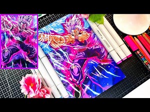 Gohan beast drawing Timelapse // Dragon Ball Super Anime art