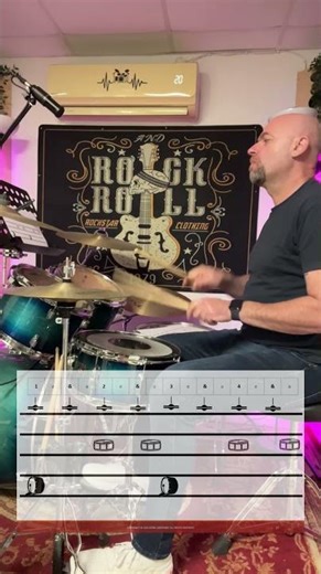 1/16 NOTE Variations for snare drum .You can play this #drumskills #drums #drumlessonforbeginners