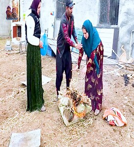 60K views · 751 reactions | The husband plays with his second wife in front of the fire to keep warm in the cold weather (performance)......​Part End #nomadiclife #nomad #nomadic | Nara Cooking Vlog-78 | Facebook