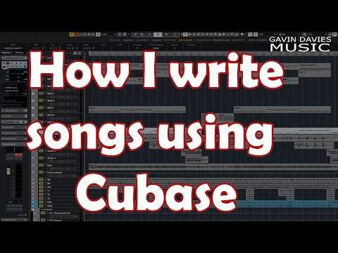 How I write songs using Cubase part 1