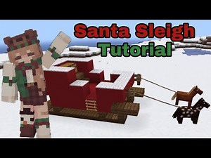 Easy Minecraft Santa Sleigh Tutorial 🎄