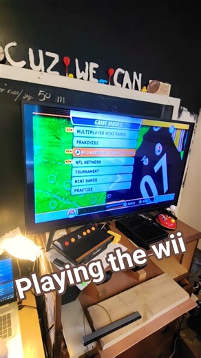 we playing the wii #madden #football #wii #sports #nfl