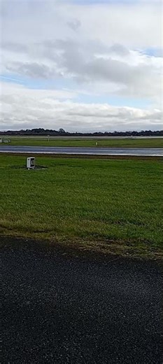 Support Vehicle and Ryanair take off at Manchester Airport
