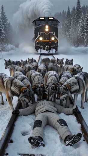 9.5K views · 88 reactions | A pack of wolves stood motionless on the...