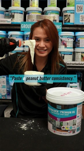 Want to nail your SPECTRALOCK® PREMIUM NS Grout application? 😎 Ella's here to drop some tips, because it's not just about filling gaps, it's about getting the job done right. 👍 From proper surface preparation to mixing and application, we've got you covered to ensure durability! Ready to get started? Watch as we walk you through the steps. 👣 #LATICRETEPh #SPECTRALOCKPREMIUMNS #EpoxyGrout #Epoxy #DIY #Construction #Tiles #Grout #FortheBuildersofaBetterWorld™ | LATICRETE Philippines, Inc.