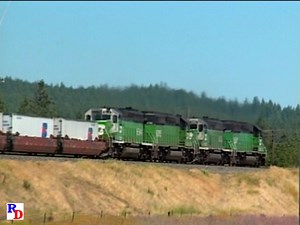 27K views · 5.5K reactions | Three Burlington Northern intemodal/stack trains are seen on the stretch of track known as "The Funnel" in Washington State. From the Pentrex show "Burlington Northern's Funnel" https://rfd.video/Funnel | Railfan Depot | Facebook