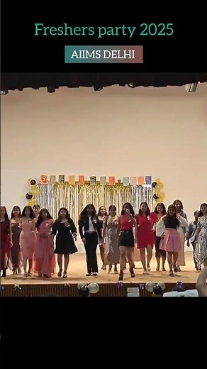AIIMS DELHI freshers party 2025 #newbatch #aiims