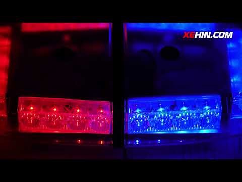 Tiếng Còi Xe Cảnh Sát Giao Thông, Công An 113, CSCĐ #9 - Đèn LED Police Xanh Đỏ Gắn Áo | XE HỊN