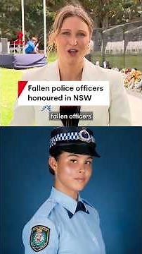 Constable Mia Lay honoured on National Police Remembrance Day in Sydney