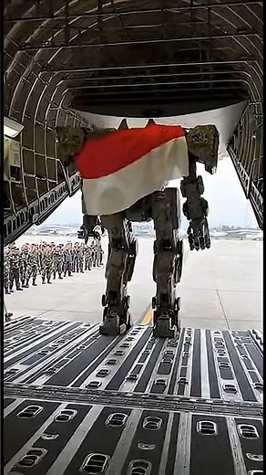 Robot soldiers created by Indonesian scientists! Powerful & ready to guard the country 🇮🇩🤖#Robot ...