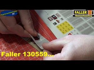 Faller 130559 House under construction...