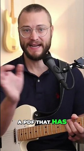 Guitar Lesson: Free PDF, Practice Track & Community! #shorts