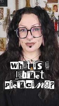 What IS a labret piercing?