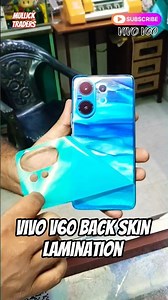 Vivo V60 ✅💯📱mobile back skin lamination best back skin protector #vivov605g #tech #trend